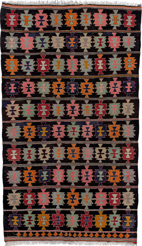 Antique Kilim Area Rug (5' x 9')
